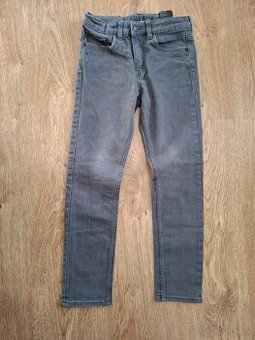 Šedé rifle s nastavením v páse H&M, 140