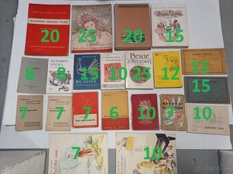 Slovenské a České ľudové piesne, spevy