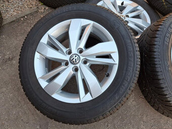 hliníkové disky 5x100 orig. VW 15" pneu 185/65 r15