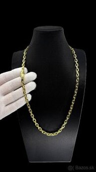 Zlata retiazka– Anker (Pílka), 14K zlato, 97,3 g nova 3xpunc