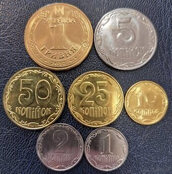 Mince Ukrajina UNC