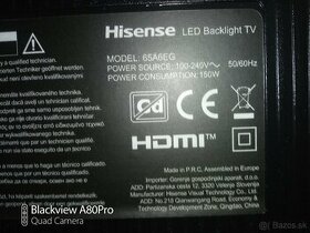 UHD smart televizor HISENSE 65A6EG nefunkcny zhanam
