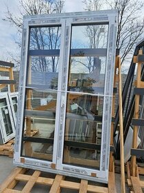 Balkónové dvere bez stredového stlpika Nové  3 sklo