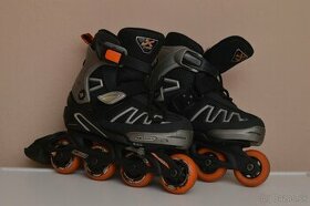 Predám detské kolieskové korčule X Type Motorsport 32-35 - 1