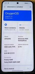 Predám OnePlus Nord 3 8 GB/128 GB sivý - 1