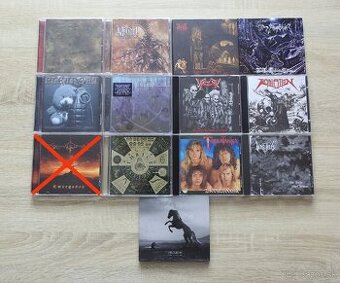 Predám rockové a metalové CDs