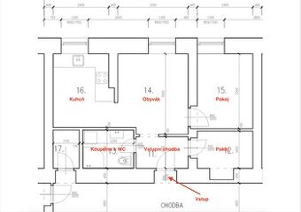 Prodej sklepního bytu 2+kk 41,3 m² ve Vsetíně