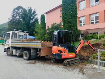 Výkopové práce Minibagrom
