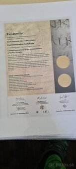 Pamätny list -  Samova ríša