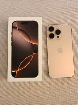 iPhone 16 Pro Desert Titanium 256 perfektný