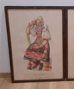 Obraz - Ľudové kroje na Slovensku