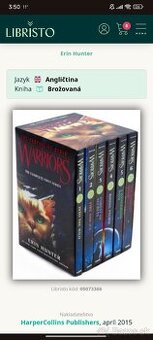 warrior cats v anglickom jazyku box set prva seria