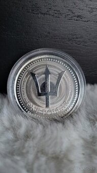 Strieborná minca Barbados Trident 2021 – 1 Oz