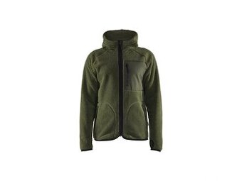 4725  DAMSKA BUNDA S KAPUCŇOU Z CHLPATEJ TEXTÍLIE