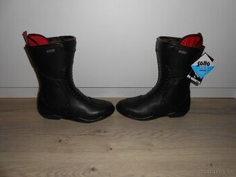 Predam nove damske kozene moto cizmy znacky IXS TOUR