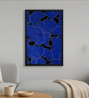 NA PREDAJ Originálny akrylový obraz "Polnočný kvet"