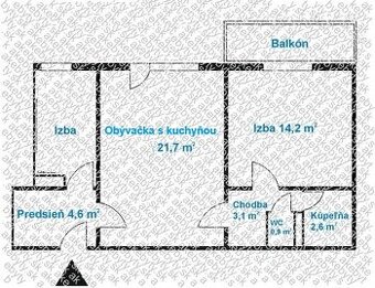 3 izb. byt po novej rekonštrukcii, TRENČIANSKA ul. - 1