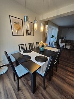 Jedálenský stôl rozkladaci a stoličky set IKEA