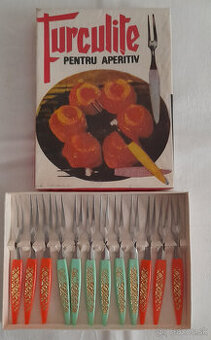 Retro vidličky na jednohubky