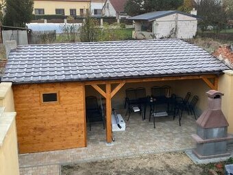 Pergoly, chaty, dřevostavby, garážová stání, zahradní domky