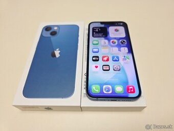 Predám Apple iphone 13 128gb modrý TOP STAV,BATRKA 100%