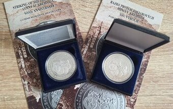 500 Sk 1999 set Proof+BK Razba toliarových minci