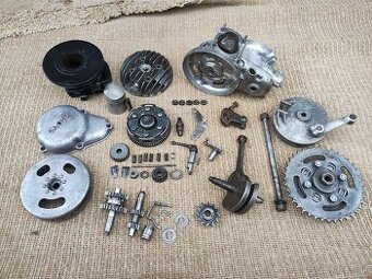 Predám diely motora Fichtel & Sachs 98 Wanderer, DKV, NSU