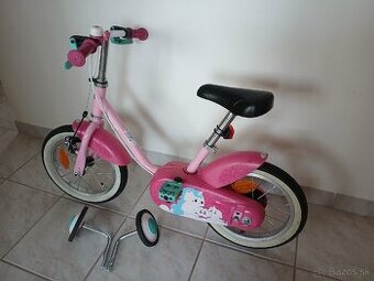 Dievčenský bicykel BTWIN UNICORN 500 jednorožec veľ.14