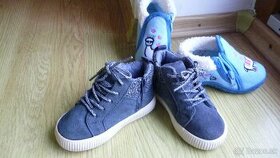 obuv, detské topánky značka ZARA Baby a papučky č. 22