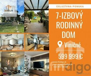 Exkluzívne na predaj rodinná vila v obci Viničné - 1