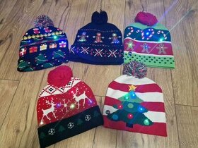 Nové UNISEX blikajuce ciapky na Ježiška/ Vianoce