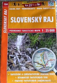Mapy podrobné Slovenský raj