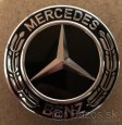 Stredové krytky na disky Mercedes-Benz 75mm čierne full