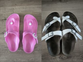 Birkenstock sandále/žabky 2ks