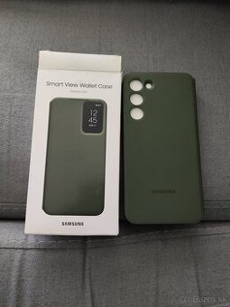 Obal knizkovy originál na Samsung S23 + zelený