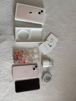 iPhone 13 128gb pink 100% stav