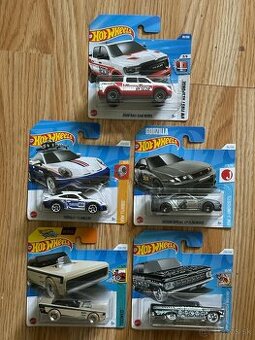 Hot wheels autíčka nové neotvorené 5 kusov (i) Treasure hunt