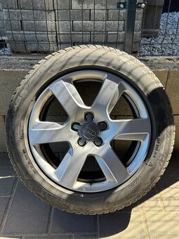 Elektróny audi originál, 5x112/R17 + zimné pneu