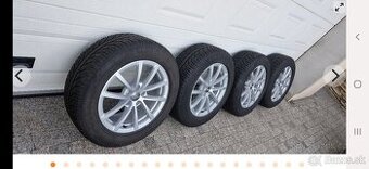 225/60 R17 zimné Semperit , Audi A6 5x112, 7,5J, ET 36