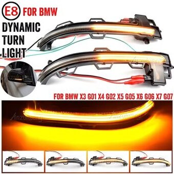 Dynamické led blinkry BMW G01 G02 G05 G06 G07