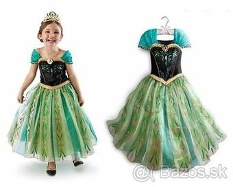 šaty/kostým Frozen- Anna č.122/128