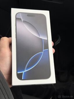 Predam Apple iPhone 16 PRO MAX 256GB Black titanium Nový