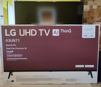 LG 4K UHD TV, webOS Smart TV 43"