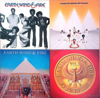 Kolekcia vinylových LP skupiny Earth, Wind & Fire