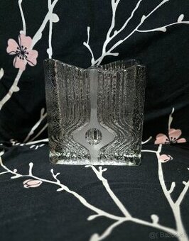 Masívna váza z ľadového skla – Švédsko - 1