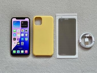 iPhone XR 128GB Žltý, NOVÁ BATERKA, TOP STAV