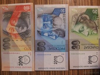 Predám staré peniaze, bankovky