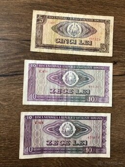 Bankovky RUMUNSKO/SLOVINSKO