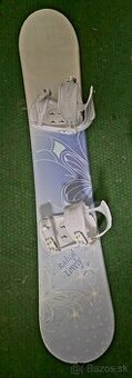 Snowboard Radical Lovely 156 cm + nové viazanie Rage + topán