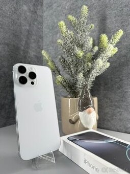 Záruka 1 Rok |  ZANOVNY iPhone 16 Pro Max 256 GB White Tit.
